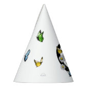 Letter G Floral Butterfly Monogram Initiaal Feesthoedjes (Links)