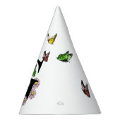 Letter G Floral Butterfly Monogram Initiaal Feesthoedjes (Rechts)