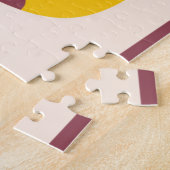 Letter "G" Giraffe Alphabet Art Legpuzzel (Zijkant)