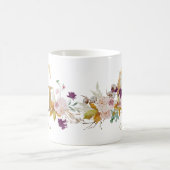 Letter G - Gouden bloem naam zus collega vriend Koffiemok (Center)