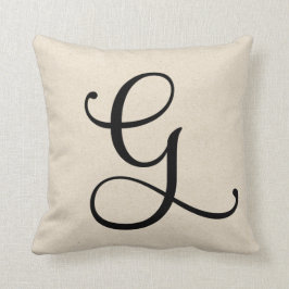 Letter G Kussen