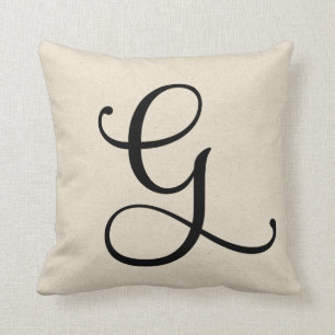 Letter G Kussen