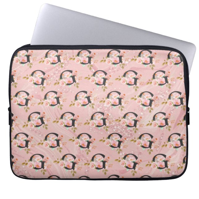 Letter G Laptop Sleeve (Voorkant)
