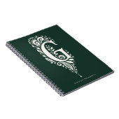 Letter G Linocut Botanische Monogram Notitieboek (Rechterzijde)