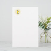 Letter G - masonisch symbool Briefpapier (Staand voorkant)