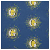 Letter G - masonisch symbool Stof (Swatch)