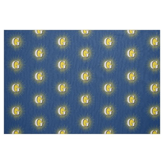Letter G - masonisch symbool Stof (Fat Quarter)