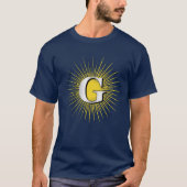 Letter G - masonisch symbool T-shirt (Voorkant)