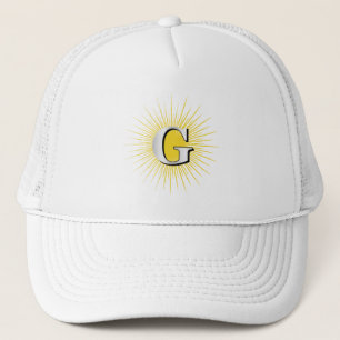 Letter G - masonisch symbool Trucker Pet