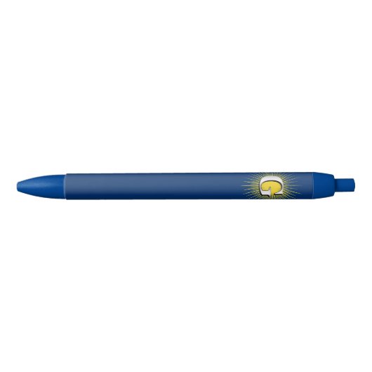 Letter G - masonisch symbool Zwarte Inkt Pen (Voorkant)