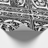 Letter G Middeleeuws Monogram Art Nouveau Cadeaupapier (Hoek)