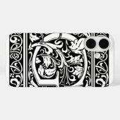 Letter G Middeleeuws Monogram Art Nouveau Case-Mate iPhone Case (Achterkant (horizontaal))