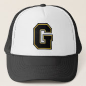 Letter "G"-Monogram Trucker Pet (Voorkant)