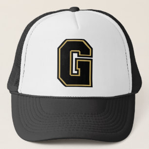 Letter "G"-Monogram Trucker Pet
