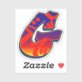 Letter G -  Night Sky Sticker (Vel)