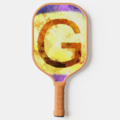 Letter G Pickleball Paddle (Achterkant)