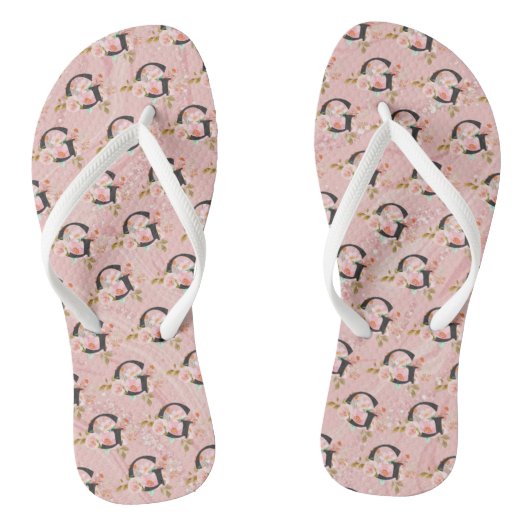 Letter G Teenslippers (Voetbed)
