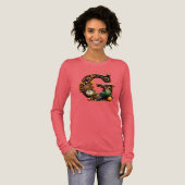 Letter G Thanksgiving-stijl Tri-Blend Shirt (Voorkant)