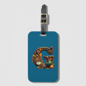Letter G Thanksgiving style  Bagagelabel (Voorkant (verticaal))