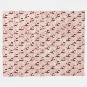 Letter H Fleece Deken (Voorkant (Horizontaal))