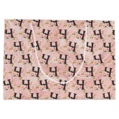 Letter H Groot Cadeauzakje (Achterkant)