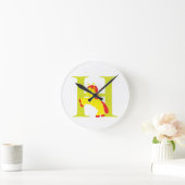 Letter H Initiaal klok (Huis)