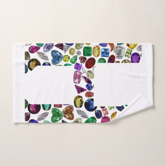 Letter H Monogram Handdoek (Handdoek)