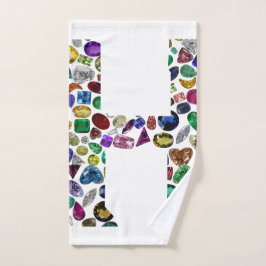 Letter H Monogram Handdoek