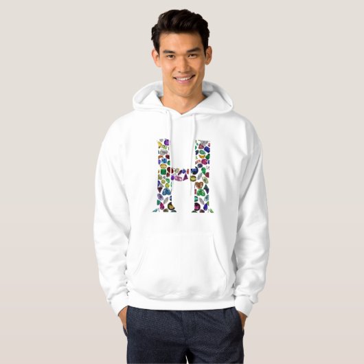 Letter H Monogram Hoodie (Voorkant volledig)