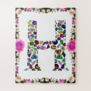 Letter H Monogram Legpuzzel