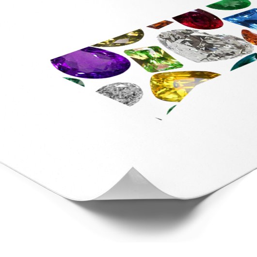 Letter H Monogram Poster (Hoek)