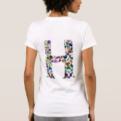 Letter H Monogram T-shirt (Achterkant)