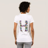 Letter H Monogram T-shirt (Achterkant volledig)