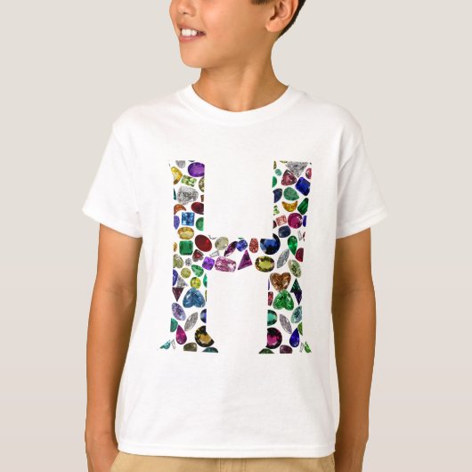 Letter H Monogram T-shirt (Voorkant)