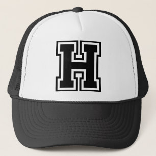Letter "H"-Monogram Trucker Pet