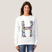 Letter H Monogram Trui (Voorkant volledig)