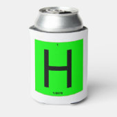 Letter H periodic table of elements Blikjeskoeler (Blikje Achterkant)