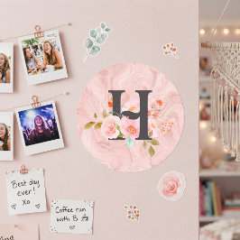 Letter H Ronde Sticker