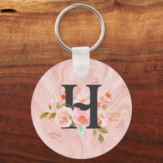 Letter H Sleutelhanger (Achterkant)