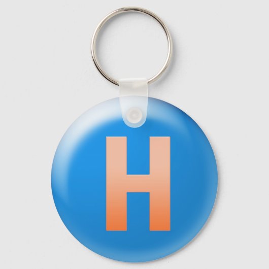 Letter H Sleutelhanger (Voorkant)