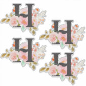 Letter H Sticker (Voorkant)
