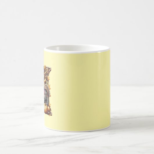 Letter H Thanksgiving gift style Koffiemok (Center)