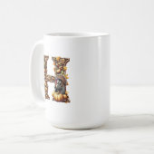 Letter H Thanksgiving gift style  Koffiemok (Voorkant links)
