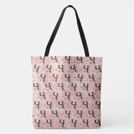 Letter H Tote Bag (Voorkant)