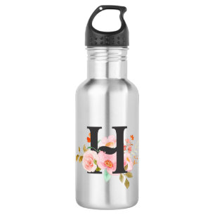Letter H Waterfles