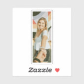 Letter I Alphabet & Photo Custom-Cut Vinyl Sticker (Vel)