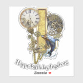 Letter I Birthday Customization Sticker (Vel)