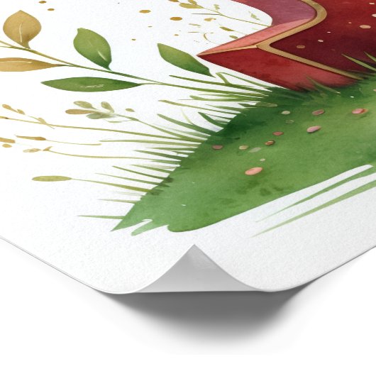 Letter I Cherry Blossom Fairy Poster - Fairy Art (Hoek)