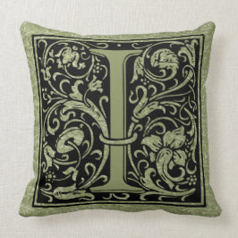 Letter I First Letter Monogram Kussen