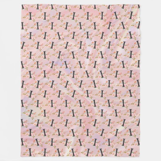 Letter I Fleece Deken (Voorkant)
